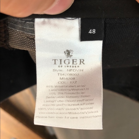 Tiger Of Sweden Suit Gray Slim Fit - Picture 8 of 10